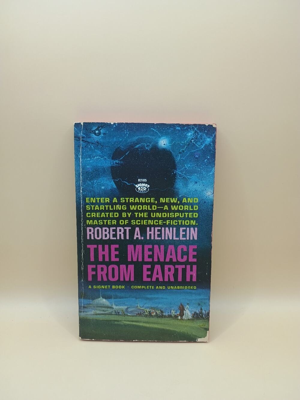 THE MENACE FROM EARTH by Robert A. Heinlein (1962) Signet paperback 1st